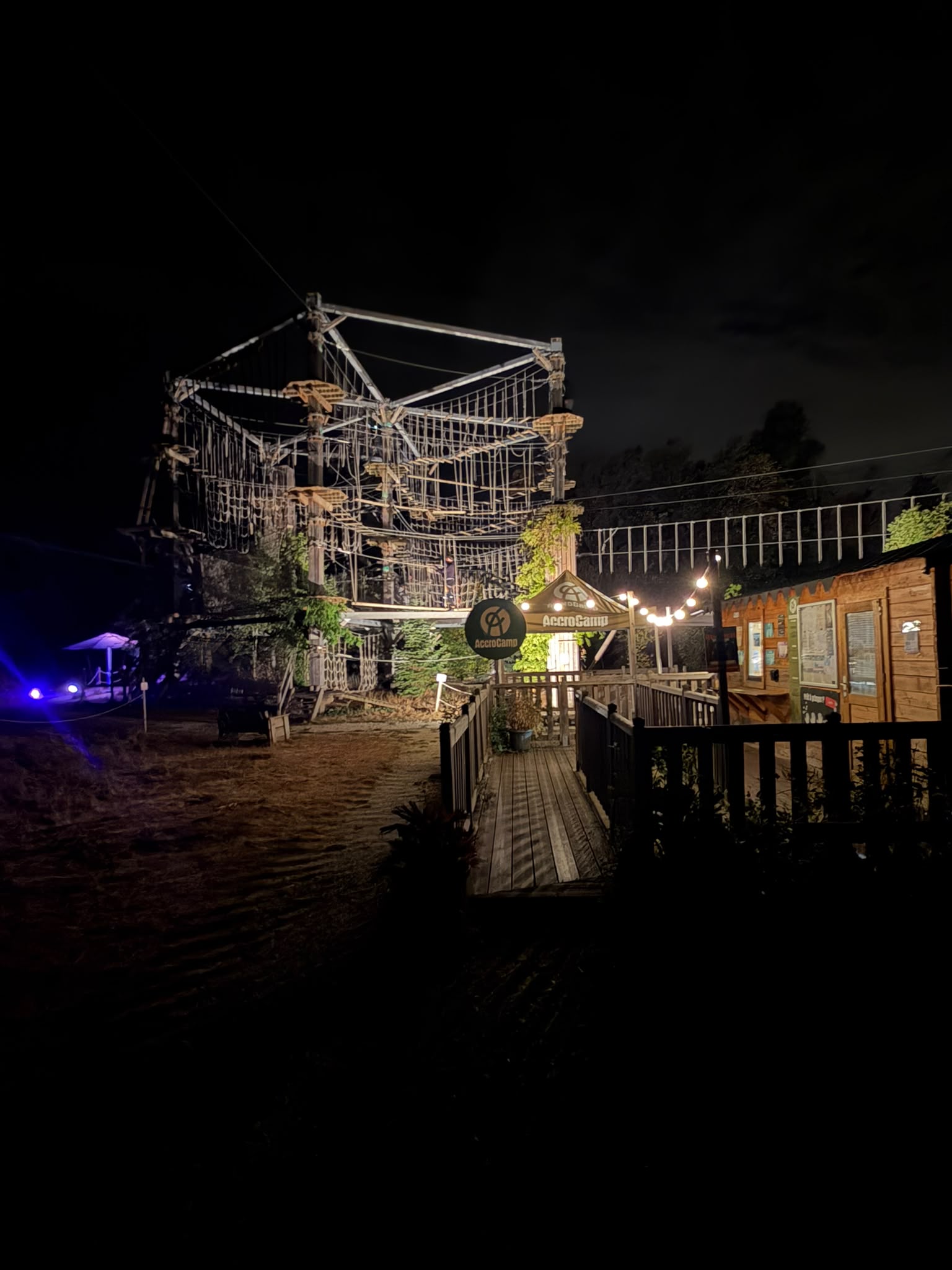 Accrobranche de nuit Jablines Marne-la-Vallée