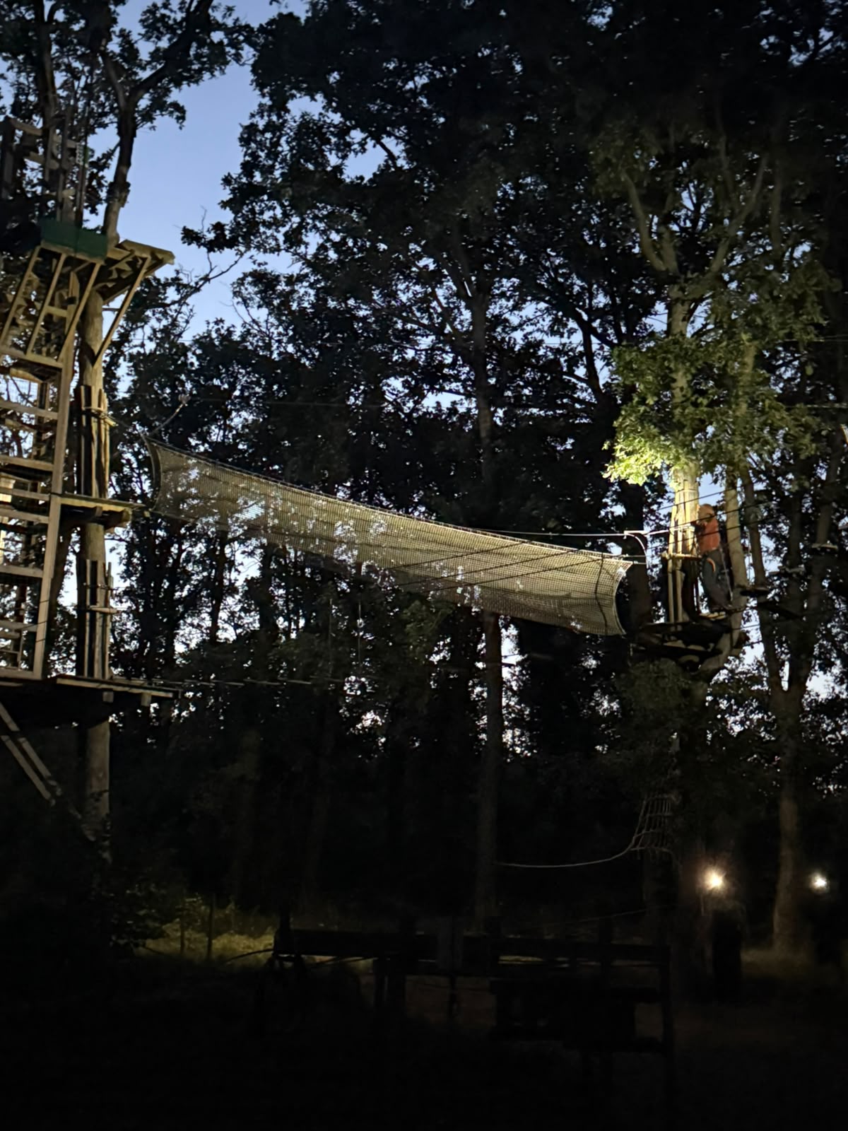 Accrobranche de nuit Poissy Yvelines
