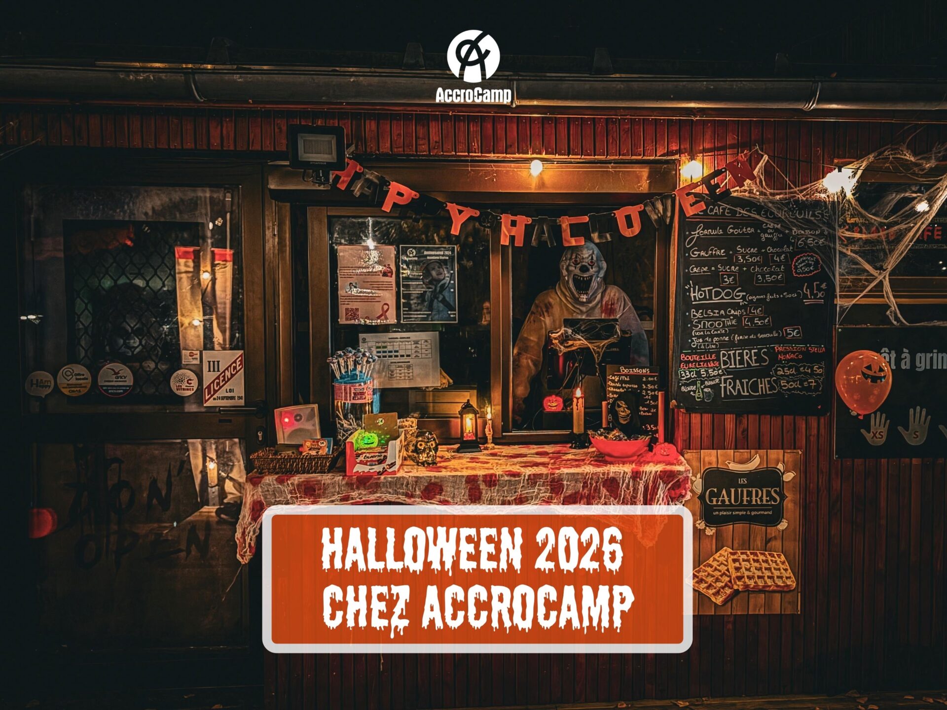 Les activités Halloween 2026 chez AccroCamp